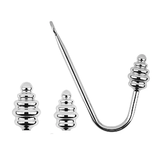 Anal Hooks Ribbed 8826 Screw-in Hook Set GreatBenefit Anal 1008